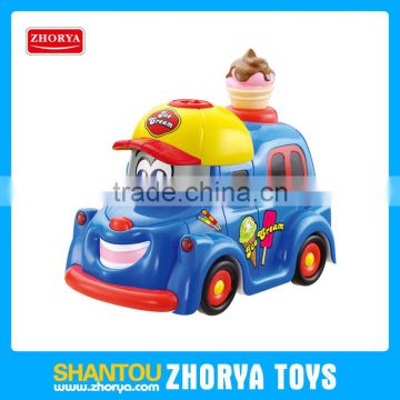 Battery operated small music toy mini electric car for kids