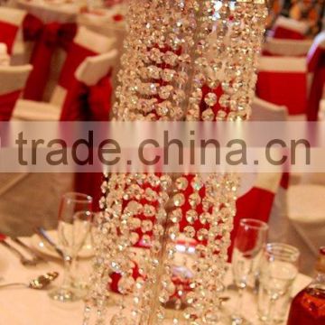 crystal hanging centerpiece/ wedding centerpiece/ table top centerpiece