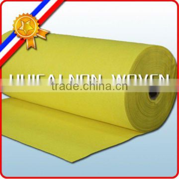 Nonwoven yellow roll wipes (NEEDLE PUNCHED)