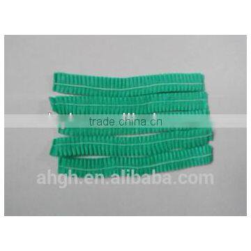 Green nonwoven disposable hairnet