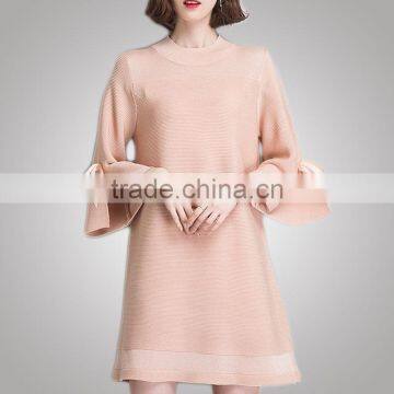 Anti Wrinkle Custom Make High End Bow Dress With Your Design