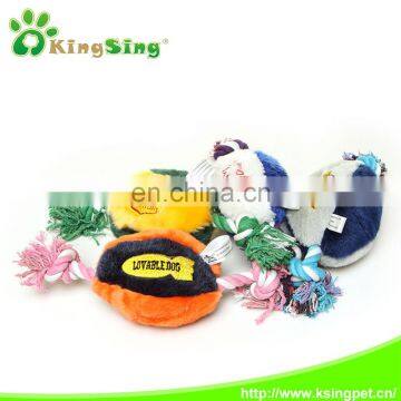 U.S. football cotton rope pet toy/dog toy
