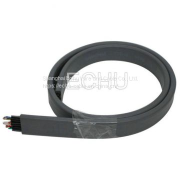 Flat Traveling cable with power cable and CCTV CAMERA Cable