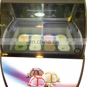 2018 Pastry display showcase /Ice cream cart/Ice cream deep display freezer