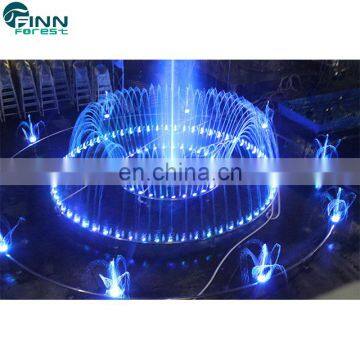 2015 garden decorative musical dancing color changing water fountain