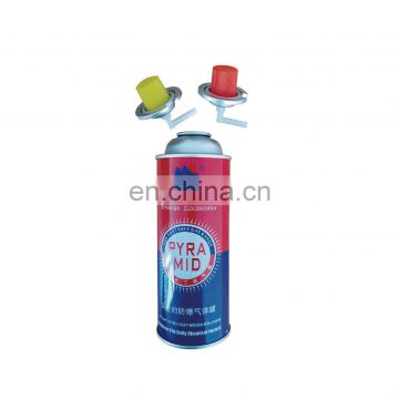 empty butane gas can 220g and empty aerosol container