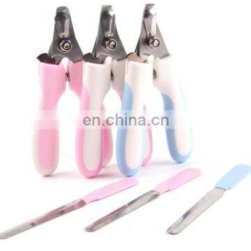 Pet Nail Clippers With File Curved Handle Dog Nail Clippers Pet Cleaning Supplies