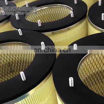high quality air purifier spare part industrial waterproof cylindrical  air filter element