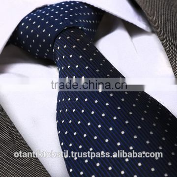 Blue Polka Dot Silk tie, necktie, neck tie, corbata, gravate, krawatte, cravatta, fashion tie