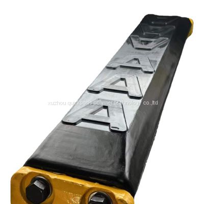 clip on rubber track pads rubber pads for excavator spare parts