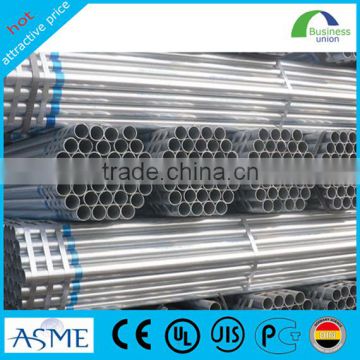 Q195 ERW hot dipped galvanized steel pipe hdg pipes list