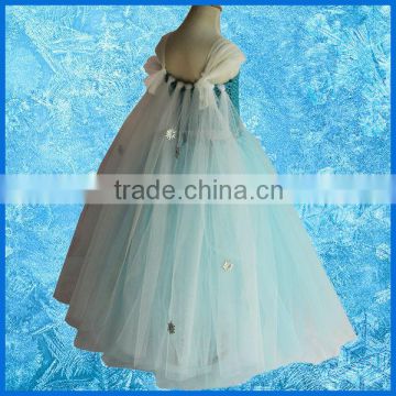 Latest Design Beauty Party Wear Girl Frozen Elsa Dress For Wholesale