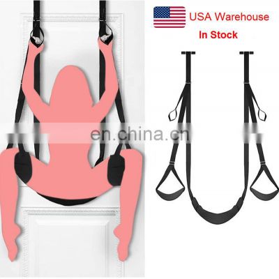 BDSM Sex Door Swing with Seat Sexy Slave Bondage Kit for Adult Couples with Ajustable Straps 360 Degrees Spinning Love Swing%