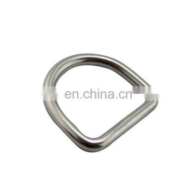 JRSGS Wholesale Stainless Steel 316 314  Welded D Ring Hardware 25mm 30mm 40mm 50mm