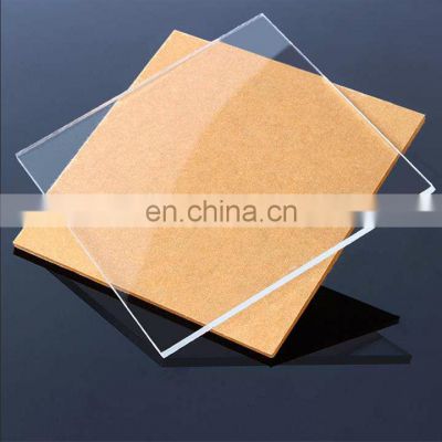 600* 600 * 3mm thick Square transparent acrylic sheet for 2020 protection sign
