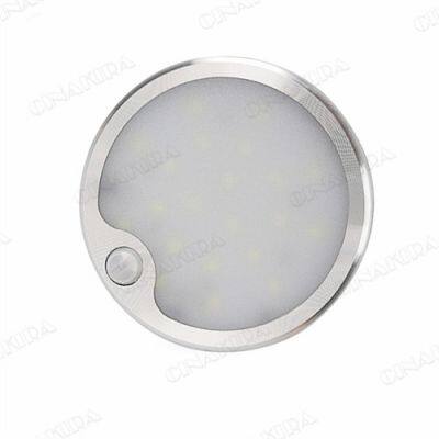 Led Puck Light in A Black Finish, Bright White