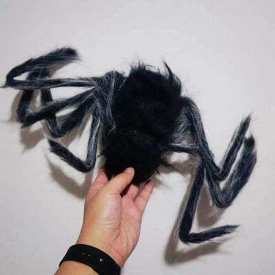 Easter plush toy spider simulation long haired spider