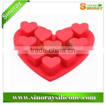 Heart Shape Silicone Ice Moulds