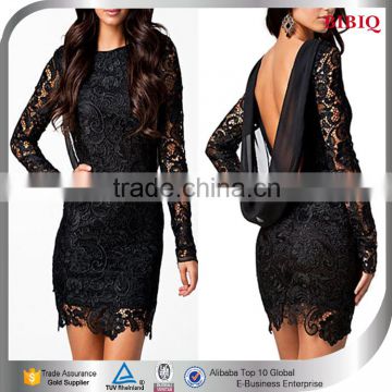 backless long sleeve black evening dresses vintage lace wedding dresses short sexy black lace dress patterns