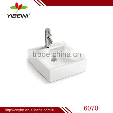 Chaozhou Ceramic Bthroom Sink Square Art Basin