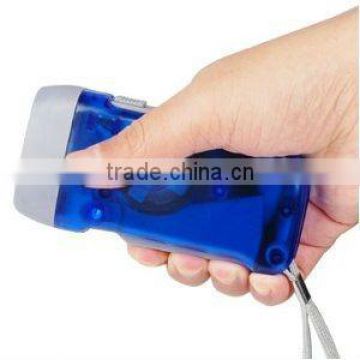 No Battery Hand Pressing 3 LED Flashlight-Necessary article