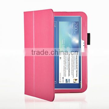 pu case for samsung 10.1 leather case