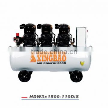 hot new product silent small size air compressor for machine HDW3x1500-110
