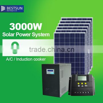 3000w portable solar system for home, solar system home