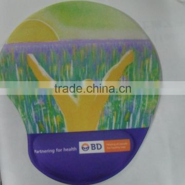 Wholesale wonderful curve plastic mouse pad with silicone