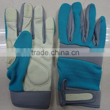 Leather Gardening Safety Glove, Working Gloves, Impact protection, Lady Size