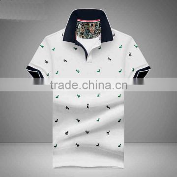 wholesale high quality polo t-shirt 100% cotton mens couple custom polo t shirt