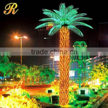 Electric Christmas palm tree decoration,Hawaii style Sculpture holiday Palm Tree