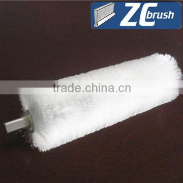 Industrial Cylindrical Coil Brush Roller With Iron Pipe
