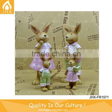 OEM Hot Polyresin Decorative Rabbit Figurine
