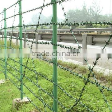 China manufacturer single strand twist strand galvanized Barbed Wire factory(GUANGZHOU manufacture)