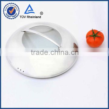 universal clear tempered glass frying pan lid