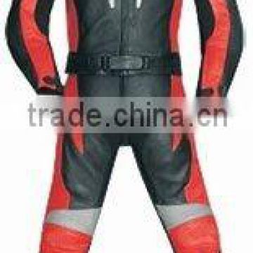 DL-1303 Motorcycle Racing Suits, Motorcycle Apparels,Titanium Genuine Leather Suit