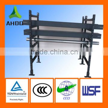Plastic spraying unistruct cable tray support system