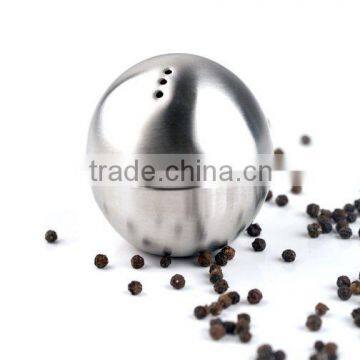 Designer Stainless Steel Globe Salt & Pepper Shaker