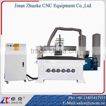 China 3D Wood CNC Router Machine ZKM-1325 With 6KW HSD Air Cooling Spindle Vaccum Table Dust Collector