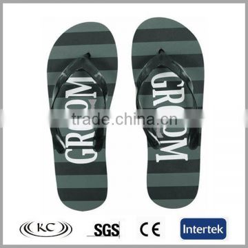 china trendy wholesale personalized striped printed eva slipper 2016