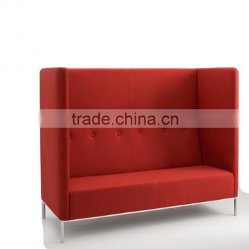 Red color high back accent chair YK7036