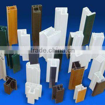 good quality and low price extruded pvc profile