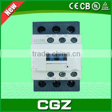 cngz brand 2015 hot sale single phase electrical contactor 230v single phase contactor