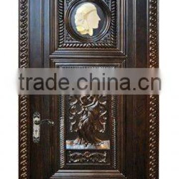 Euro style wooden door