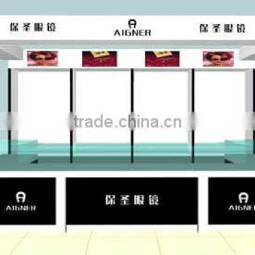 Chinese factory produced Bolon sunglass kiosk sunglass shelf