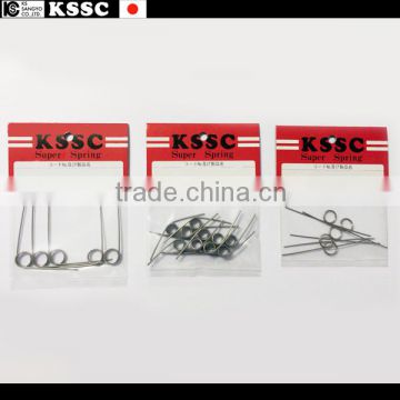 Functional and Reliable torsion spring KSSC SUPER SPRING for machined part with multiple functions made in Japan