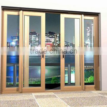 Fashion 6063 series aluminum profile sliding windows and doors/aluminum windows and doors production