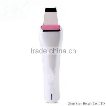Portable handheld ultrasonic facial massager vibrating scrubber