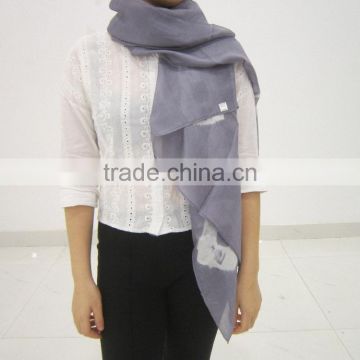 Mysterious item silk scarf from Vietnam with special pattern